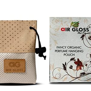 Air Gloss Citrus Car Perfumes | Hanging Raxine Bag with 2 Perfume Cakes | Car Air Freshener with Eco Friendly - Made in India
