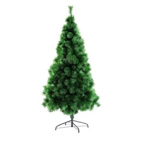 Mahdiya Christmas Tree (Artificial) 4 FEET Pine Tree 120 cm, Natural Color (Green,) with Plastic Leaves, and Stand Foldable Type, Perfect Indoor Outdoor Decoration(X Mass Tree) Home Decoration