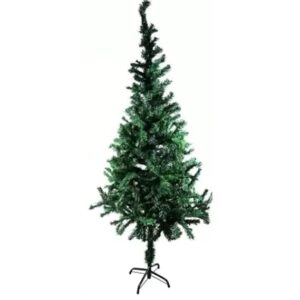 6 FEET Christmas Tree Artificial Xmas Tree with Solid Iron Metal Legs,Light Weight, Perfect for Christmas (Green 6 FEET)