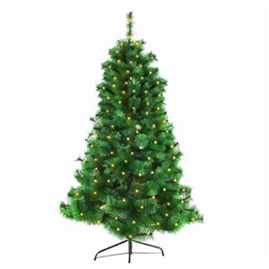 AMFIN® (5 Feet / 150 cm) 120 Tips Pine Christmas Tree with LED/LED Pine Xmas Tree Decoration/Christmas Tree Pine/Christmas Pine Tree/Christmas Decoration