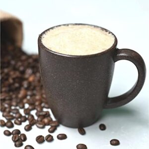 Eha Earth-Friendly Classic Coffee Mug | 300 ml | Made with Rice Husk & Bamboo Fibers | Microwave Safe | for Hot & Cold Coffee, Milk & Tea Cup | Matte Finish Mugs | Coffee | 1 Unit