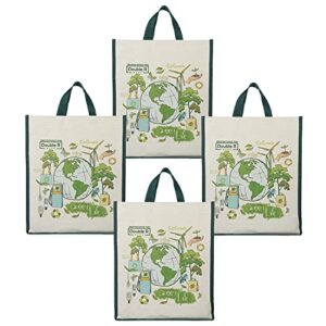 DOUBLE R BAGS Reusable Shopping Cotton Bags Kitchen Essentials/Grocery Bag/Vegetable Bag/jhola/Carry Bag |Eco-Friendly, Multi-Purpose Canvas Bag