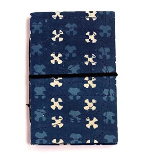 patrah A6 Compact Fabric diary | Eco-Friendly- Handmade | Best For Gift | Pocket Diary | Hard Cover Diary
