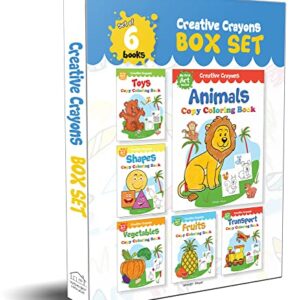 Creative Crayons Super Pack : My First Art Series - A Pack Of 6 Crayon Copy Colour Books