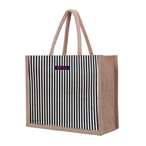 ASIAN Eco-Friendly Jute Hand Bag-Reusable Tiffin Shopping Grocery Multipurpose Hand Bag with Zip & Handle for Men and Women